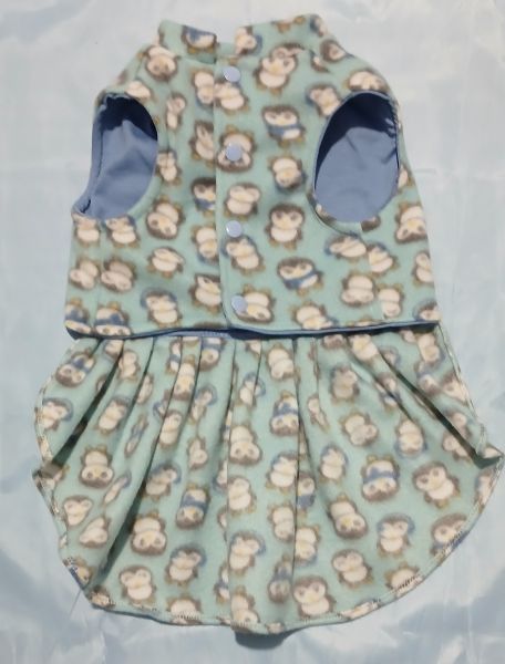Vestido inverno em Soft para cachorros e gatos