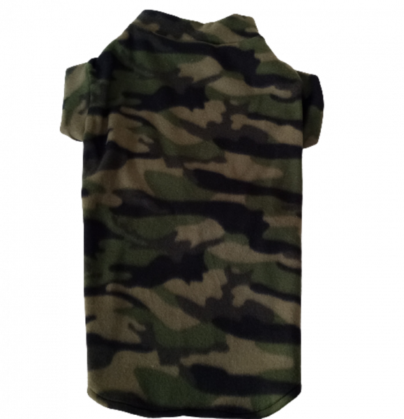 Blusa camuflagem  cachorro GRANDE