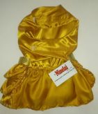 .Vestido Dourado paraa cães e gatos