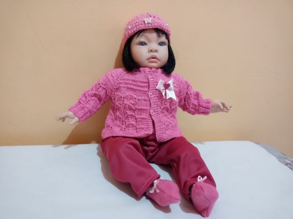 Conjunto Roupas para Boneca Bebê Reborn Tamanho P,M, G