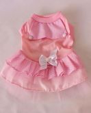 .Vestido Tifani Rosa para cães e gatos