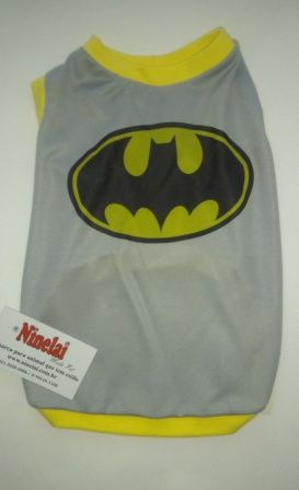 Roupa Batman para cachorro e gato Tamanhos do 00 ao 8