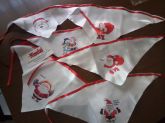 Bandanas de Papai Noel - para cães e gatos - Pacote com 25