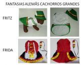 .Fantasias Fritz ou Frida para cachorros grandes