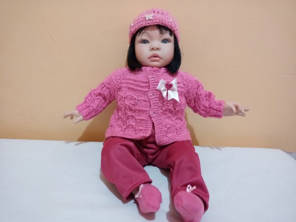 Conjunto Roupas para Boneca Bebê Reborn Tamanho P,M, G