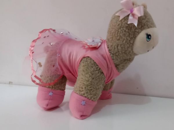 Roupinha bailarina para pelúcias CRIAMIGOS