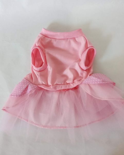 .Vestido Tifani Rosa para cães e gatos