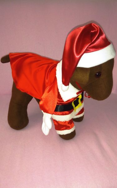 Fantasia Papai Noel para cachorros e gatos