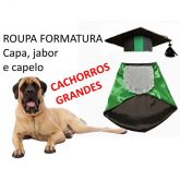 .Roupa Formatura para cães grande porte