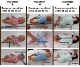 Conjunto Roupas para Boneca Bebê Reborn Tamanho P,M, G
